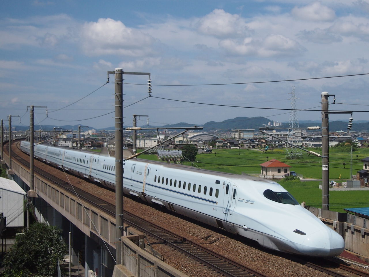 8月日 山陽新幹線 岡山ー相生間での撮影 草てつ 鉄道撮影紀 旧東海道線上り出発進行
