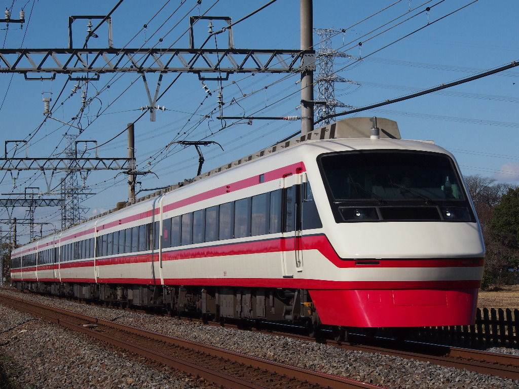12月29日 東武伊勢崎線 和戸ー東武動物公園間での撮影 山紫水明な景色を求め