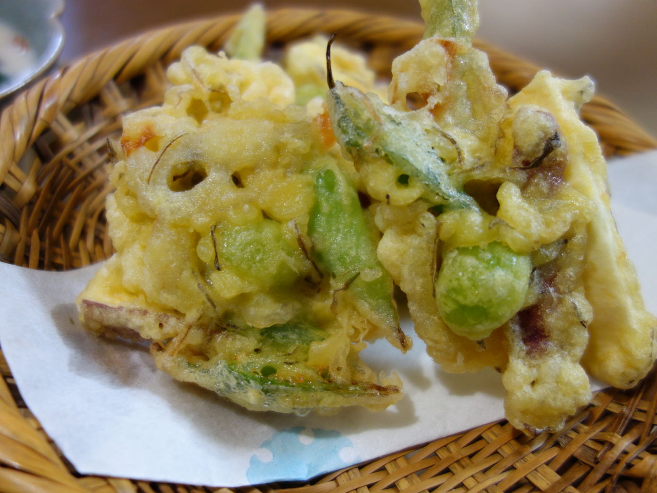 野菜天ぷら 豆乳のお浸し Spicemagic195の料理ブログ