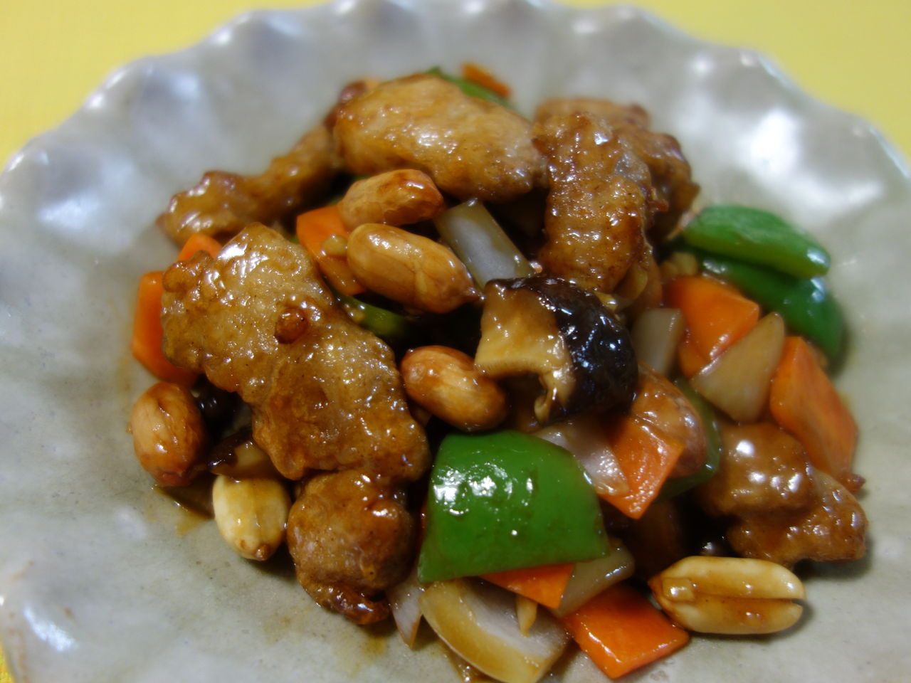 生ピーナッツ入りの黒酢炒め Spicemagic195の料理ブログ