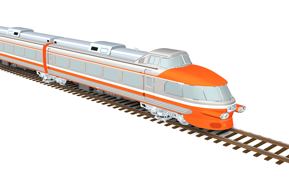 ○小田急ロマンスカー 3100型NSE はこね（観光特急） : のりものの