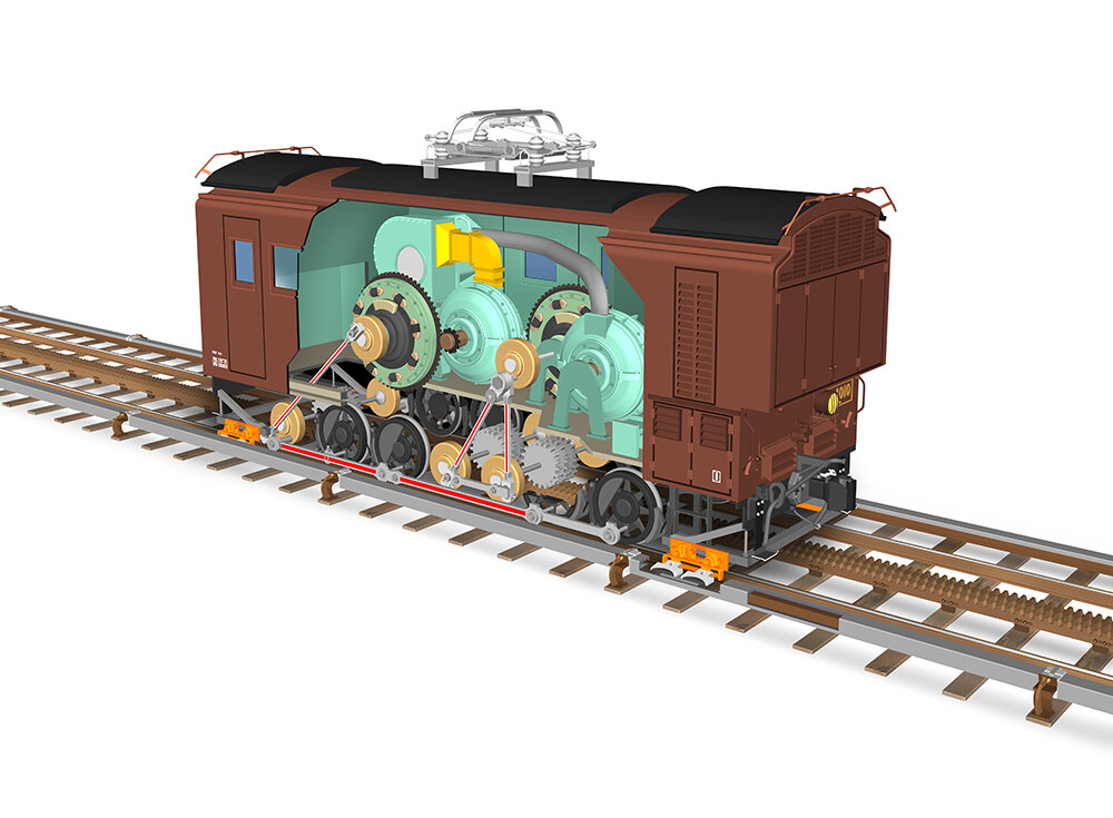 ○日本国有鉄道（国鉄）ED40形電気機関車（アプト式