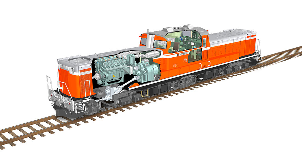 ○日本国有鉄道(国鉄) ディーゼル機関車 DD51 1187形 ○日本国有鉄道(国鉄) ディーゼル機関車 DD51 1187形
