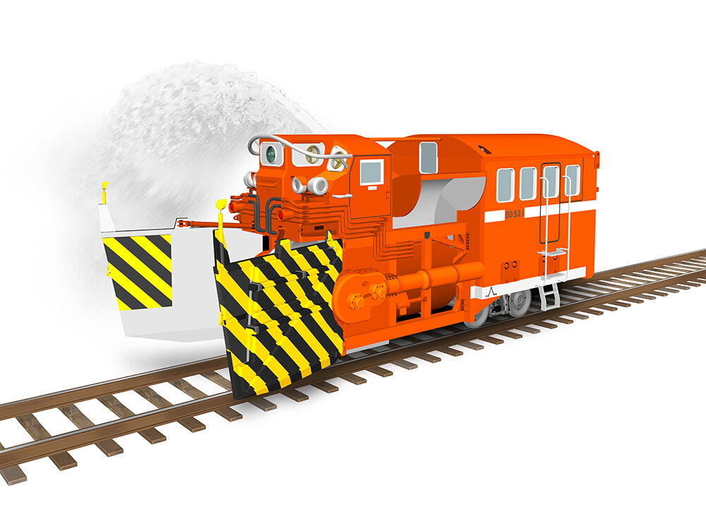 ○日本国有鉄道（国鉄） DD53形ディーゼル機関車（ラッセルヘッド