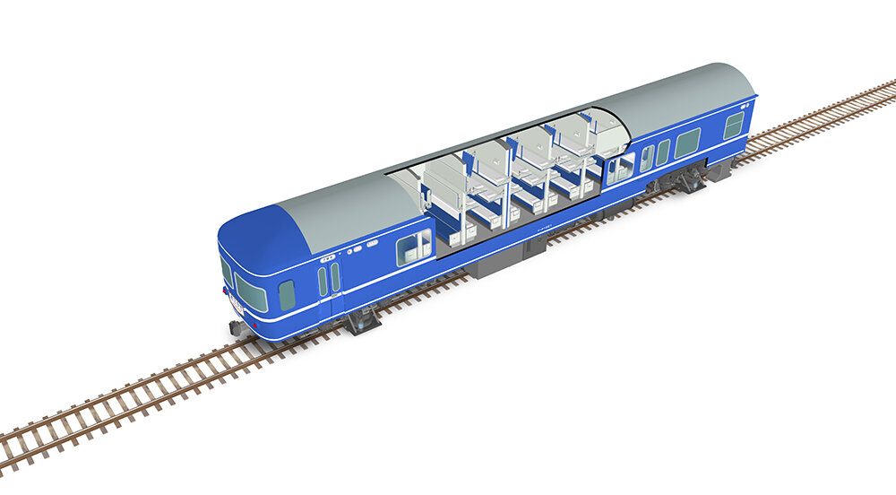 ○日本国有鉄道（国鉄）ブルートレイン あさかぜ 20系特急形寝台