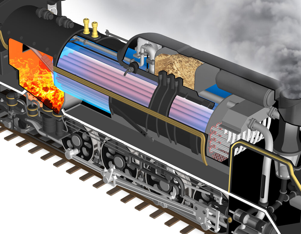 ○日本国有鉄道（国鉄） 蒸気機関車 D51 96 （スーパーナメクジ型