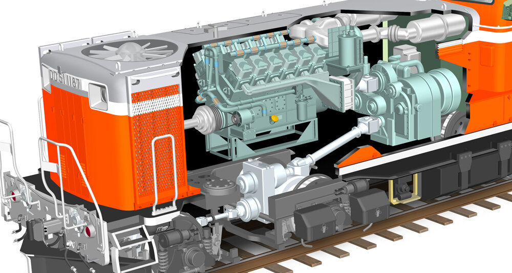 ○日本国有鉄道(国鉄) ディーゼル機関車 DD51 1187形 ○日本国有鉄道(国鉄) ディーゼル機関車 DD51 1187形