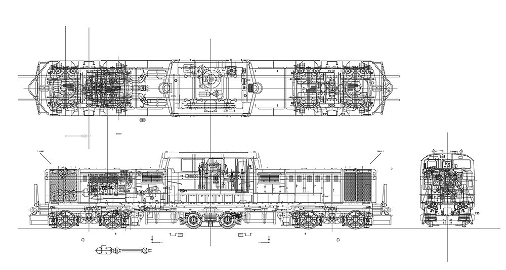 ○日本国有鉄道（国鉄） ディーゼル機関車 DD51 1187形 : のりものの