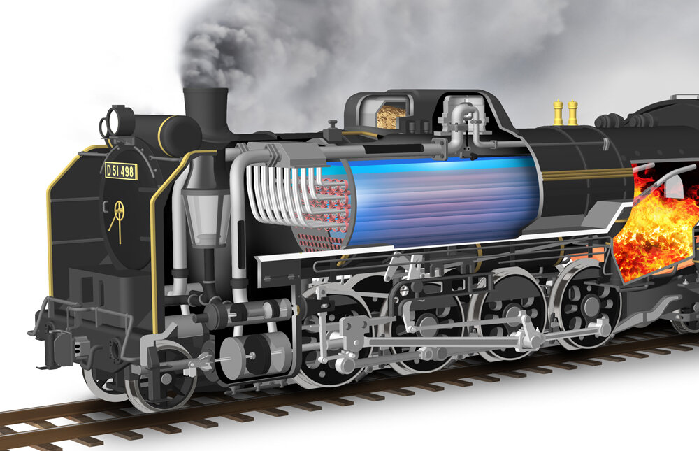 日本国有鉄道 D51型蒸気機関車 1/70 額縁 模型 模型 1/70 @ D51型蒸気機関車｜トレファクONLINE