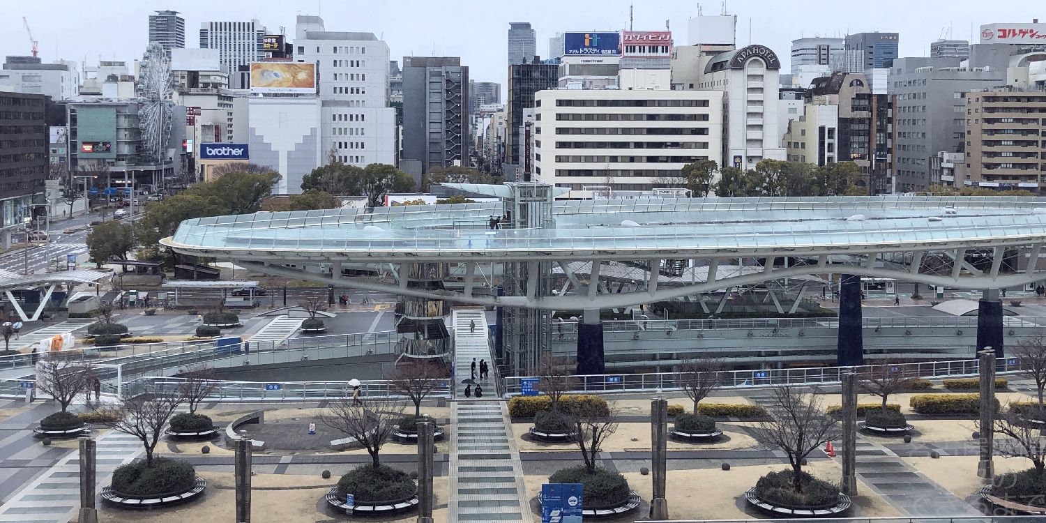 愛知芸術文化センターから名駅方向を望みます 名古屋界隈諸々のできるまで