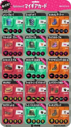 スプラ 希望するギア ジャスティスブレイン ヒト移動速度アップ スプラトゥーンまとめ