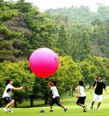 2008・8 市民開放デー キンボール