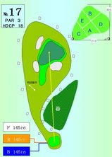 17番ホール図解解説