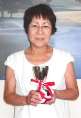 10・09 月例杯Bクラス優勝の若山さん