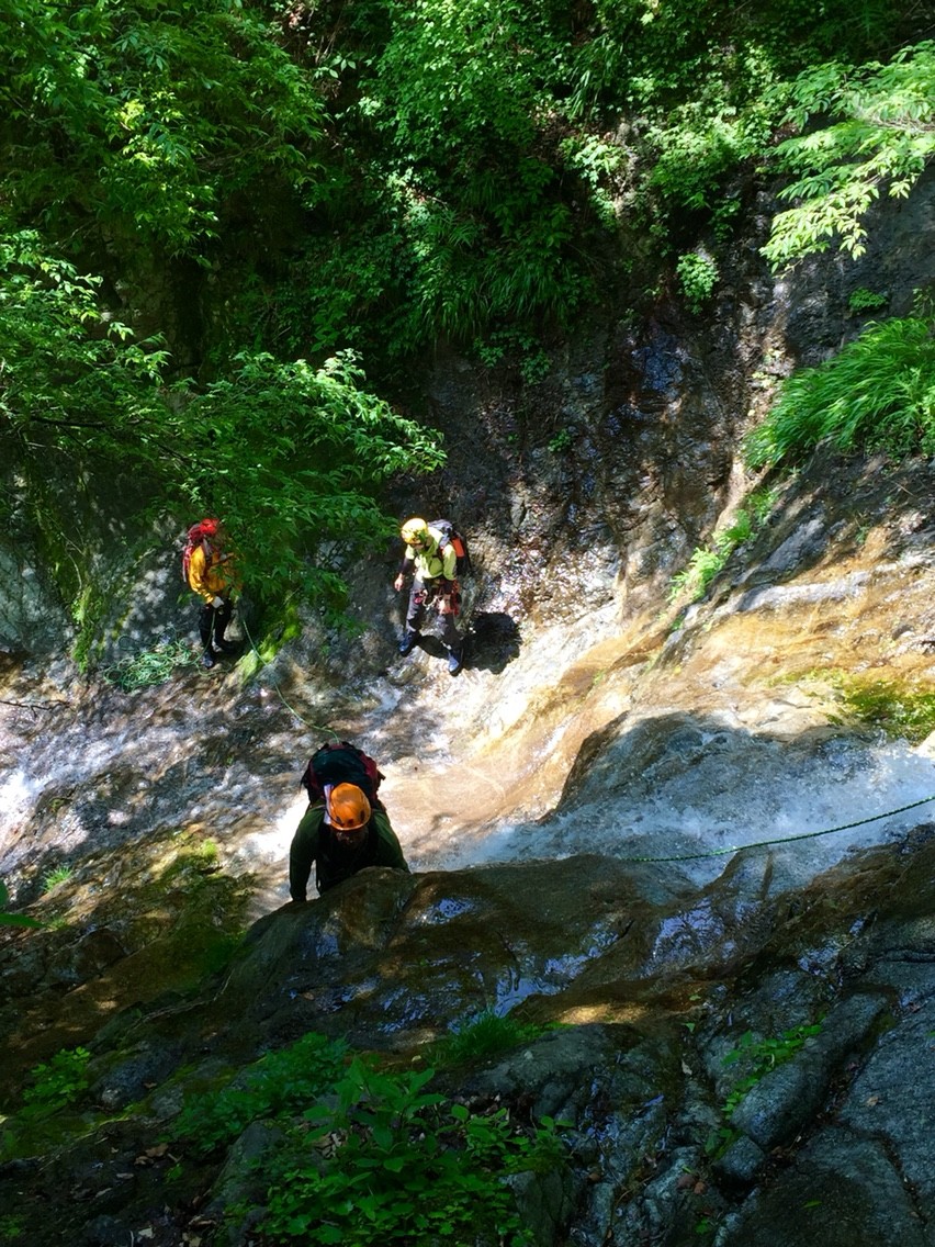 マスキ嵐沢 沢登り おしゃ 的生活