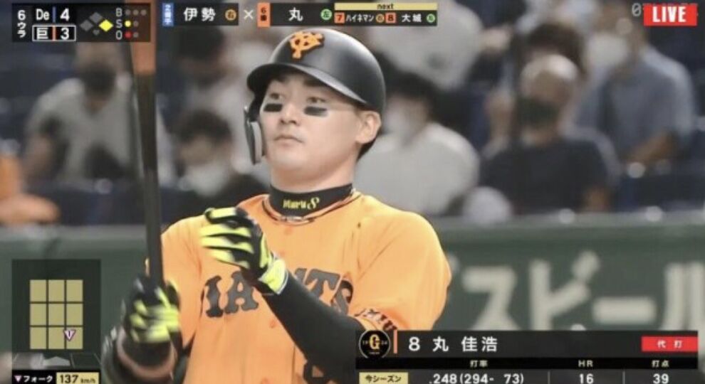 悲報 うわぁああああああああああああああ 丸佳浩 ５年５億３年目 成績がコチラ やきう速報ちゃんねる
