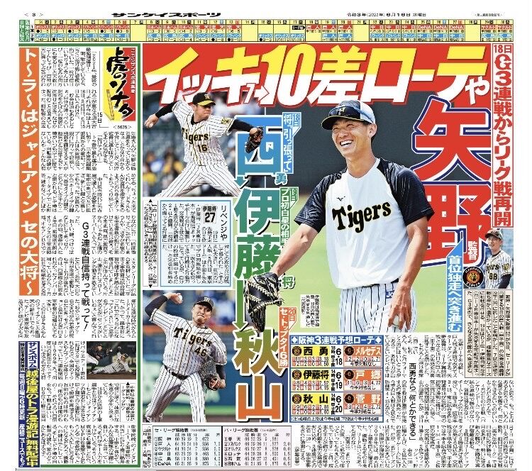 悲報 これはヤバい あかん阪神優勝してまう 放送後 阪神 2勝5敗 巨人 7勝0敗 スポーツ速報ちゃんねる