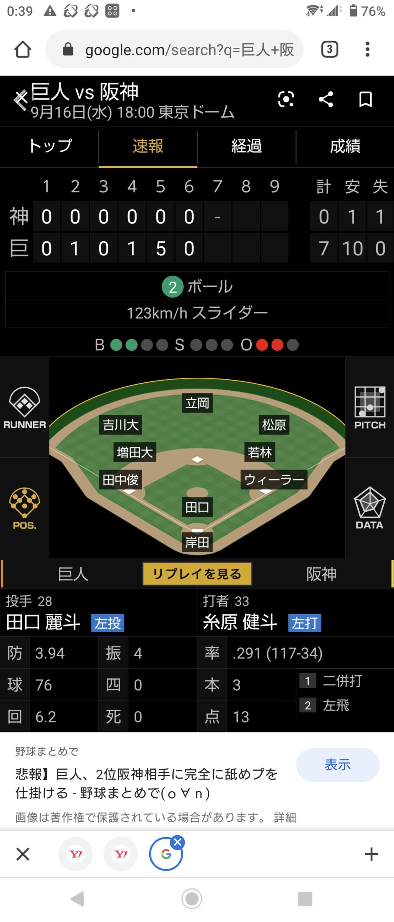 Ahra 阪神と戦っていてヤバいと思ったことはないですけどねぇwxwxwxwxwxwxwxwxwxwxwxw スポーツ速報ちゃんねる