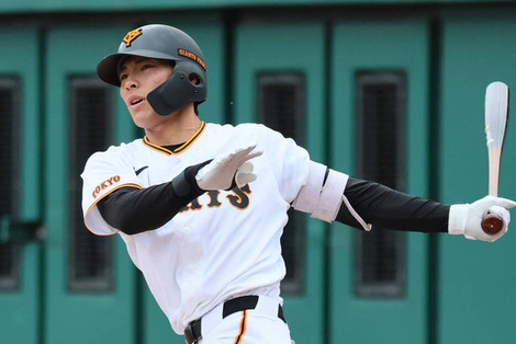 【巨人】育成3年目の平山功太が支配下昇格 背番号は69「謙虚に、全力で」 今年3人目で支配下枠は残り「5」