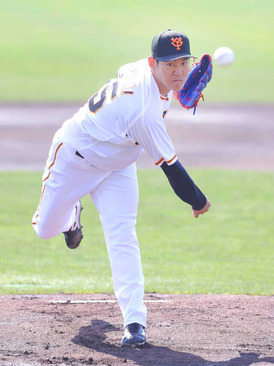【巨人】桜井俊貴がオリックスとの練習試合で２回３安打２失点