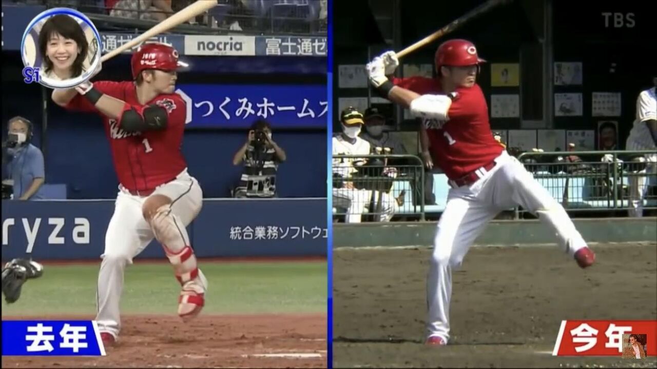 朗報 鈴木誠也さん マイク トラウトみたいなフォームになる やきう速報ちゃんねる