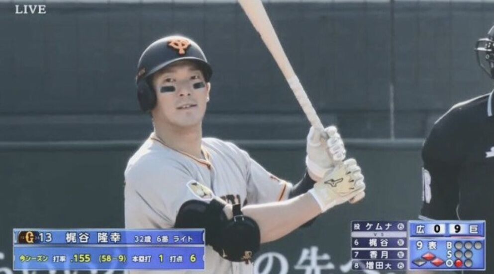 悲報 いつ上がる 巨人 梶谷隆幸の打率そろそろヤバい やきう速報ちゃんねる 悲報 いつ上がる 巨人 梶谷隆幸の打率そろそろヤバい やきう速報ちゃんねる