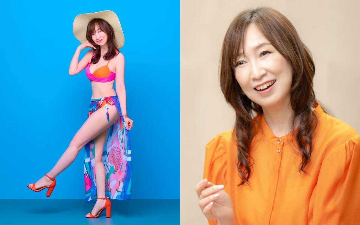 【画像あり】34年ぶりの水着姿が話題・森口博子56歳、すっぴんが【話題】