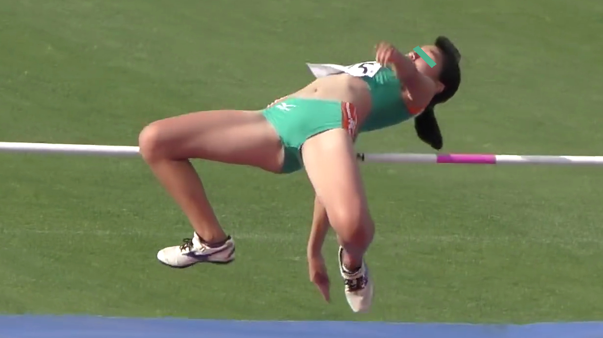 女子走高跳び エロ