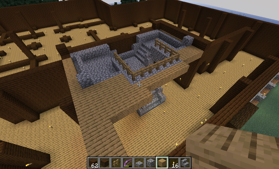 マインクラフト 森の洋館を建築 1階部分 Pcゲーム初心者ですが何か