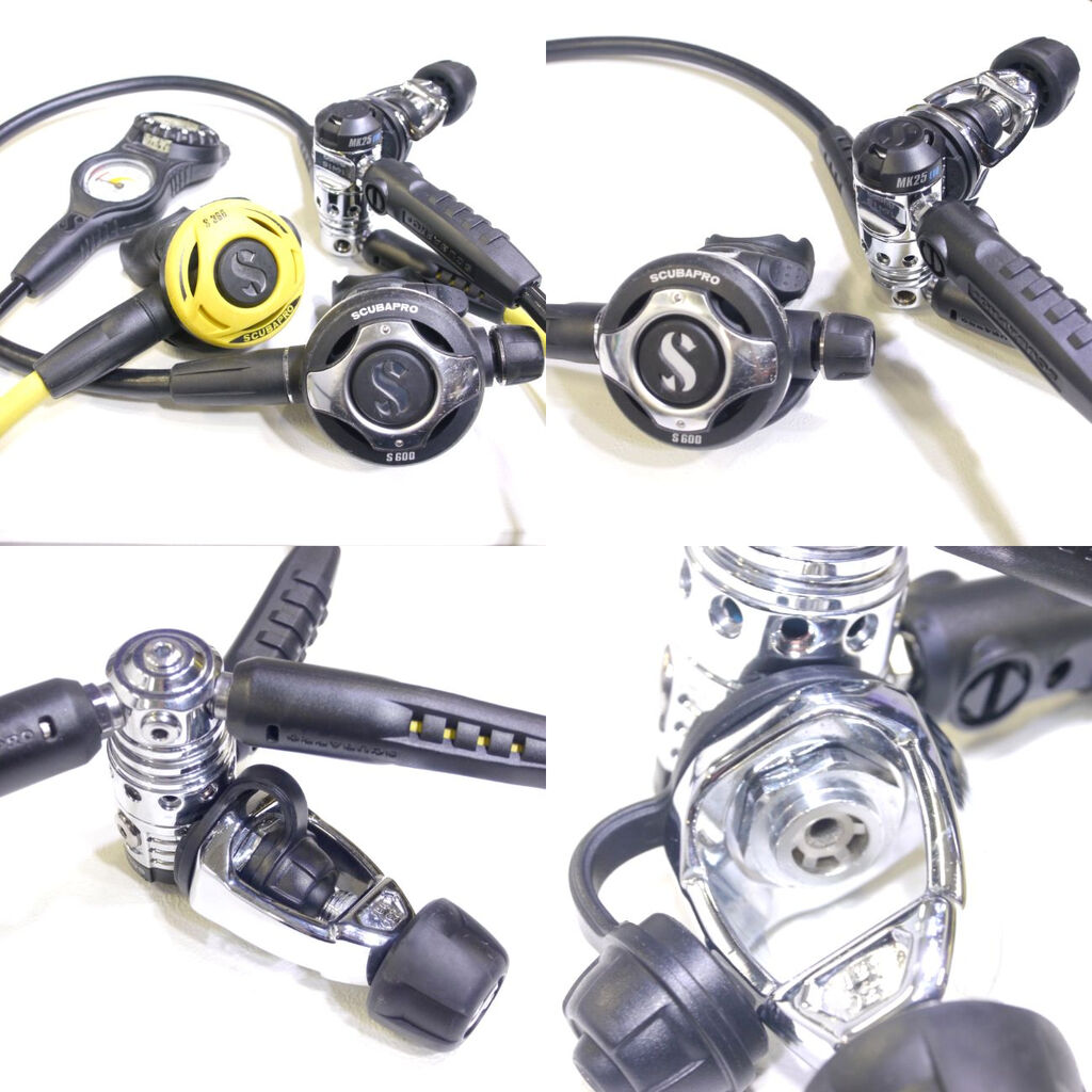 SCUBAPRO - 最終値下げ‼️スキューバプロG250V/MK25,TUSAオクトパス,ゲージ ファーストおよびセカンドステージキットスクーバ レギュレータ
