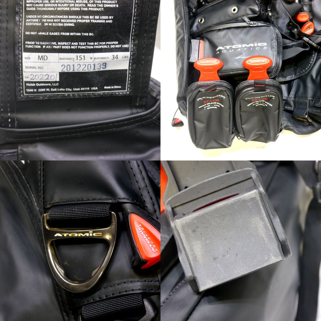 アトミック ATOMIC AQUATICS BC2 MDサイズ 定価290,000円【OH代 アトミック ATOMIC AQUATICS BC2 MDサイズ 定価290,000円【OH代