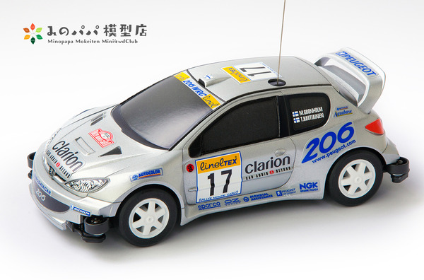 タミヤ1/24 プジョー 206 WRC ラリーカー未組立 二種セット 見易