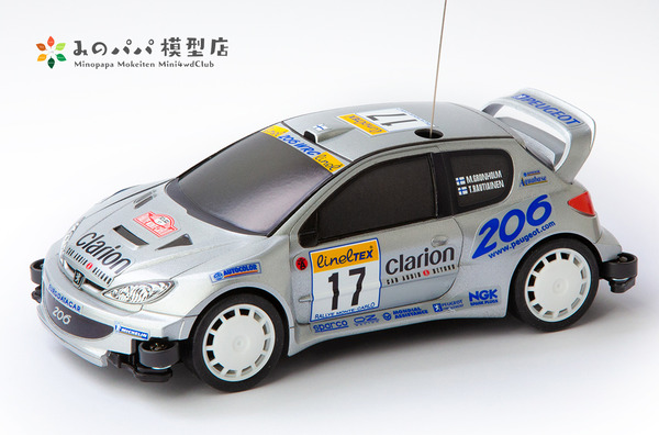 ラジ四駆 プジョー206WRC : みのパパ模型店