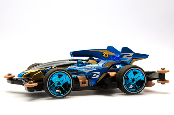 ミニ四駆完成品　シューティングプラウドスタークリアーブルースペシャル シューティングプラウドスター クリヤーブルースペシャル : みのパパ模型店