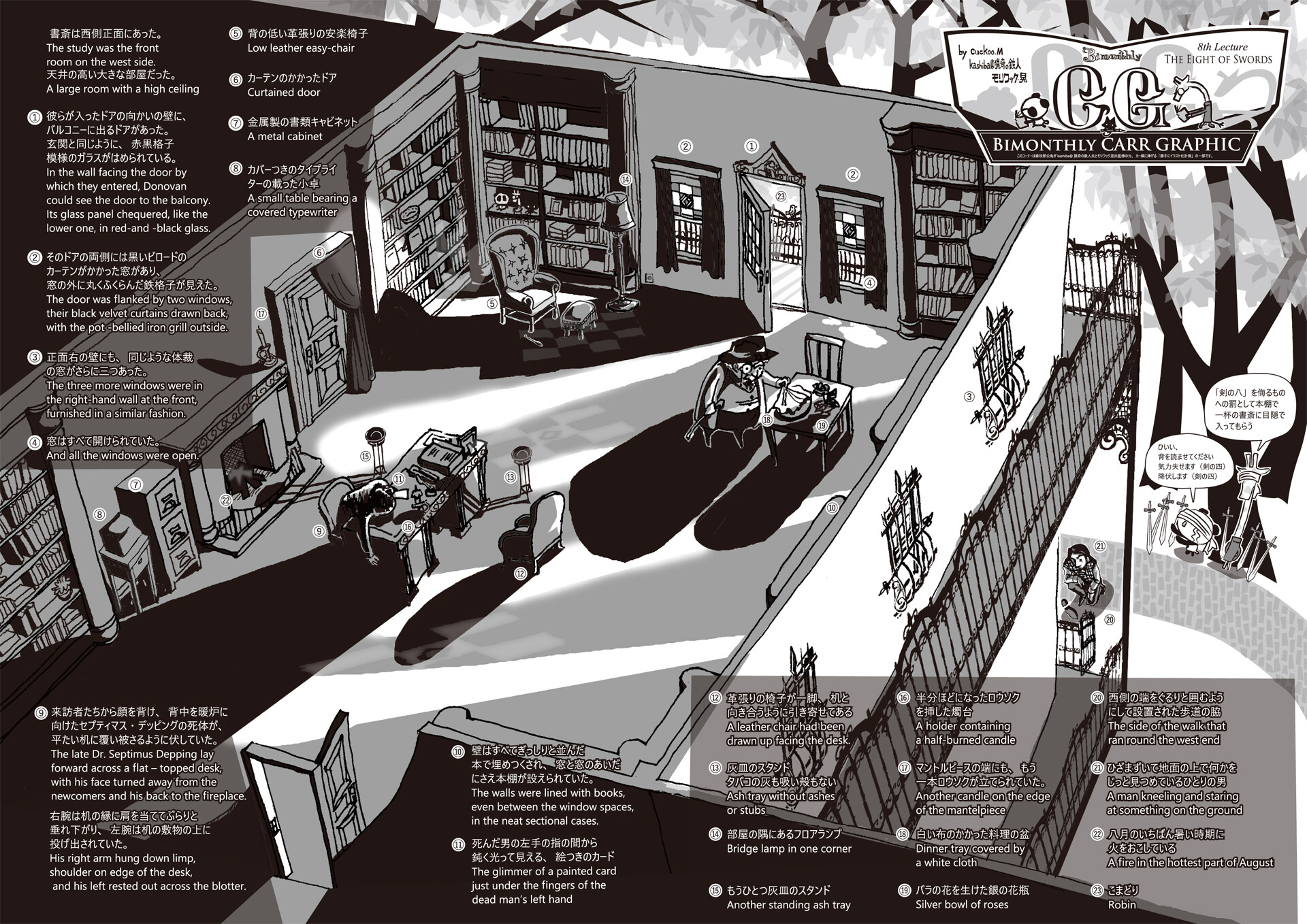 Carr Graphic 8th Blog 4 剣の八 The Eight Of Swords 1934 Srの会