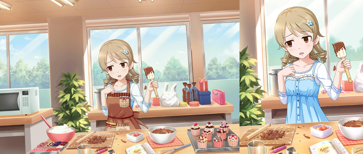 デレステ 森久保乃々 ワンピースからエプロンに衣チェンジ By もばます デレステ 森久保乃々 ワンピースからエプロンに衣チェンジ By もばます