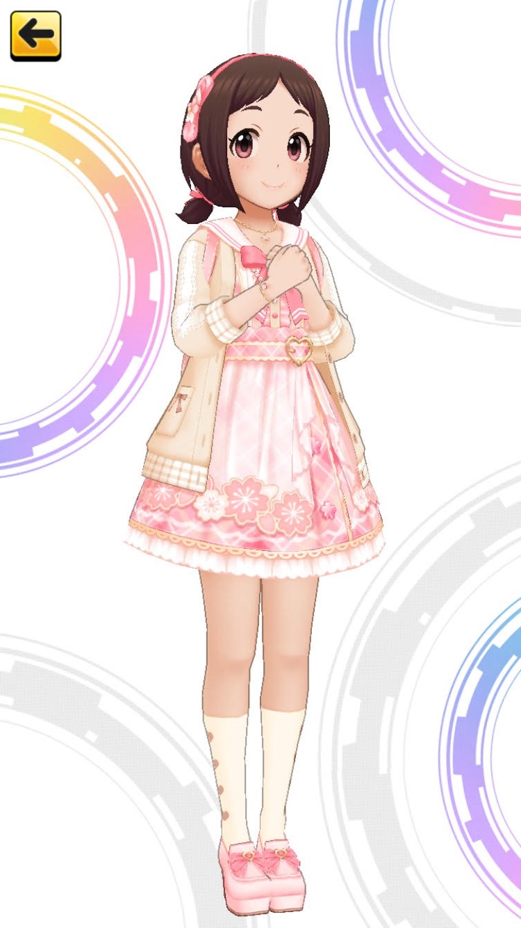 デレステ ピンキー ラブリーデイ 村松さくらの私服感がとても可愛い もばます Imas Cg Net