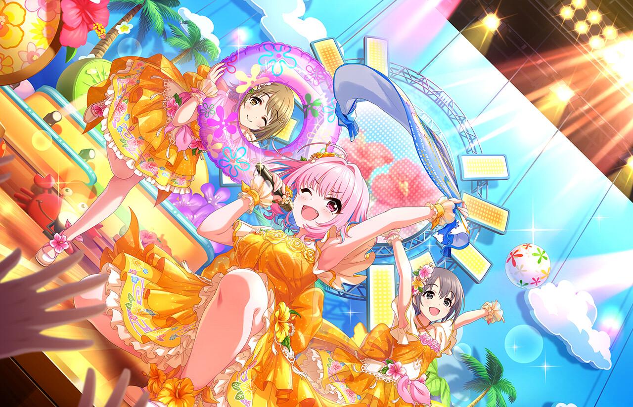 デレステ】イベント「トロピカルガール」開催!報酬SR夢見りあむ・SR難波笑美! ≫ もばます! - アイドルマスターシンデレラガールズブログ | Imas-cg.NET