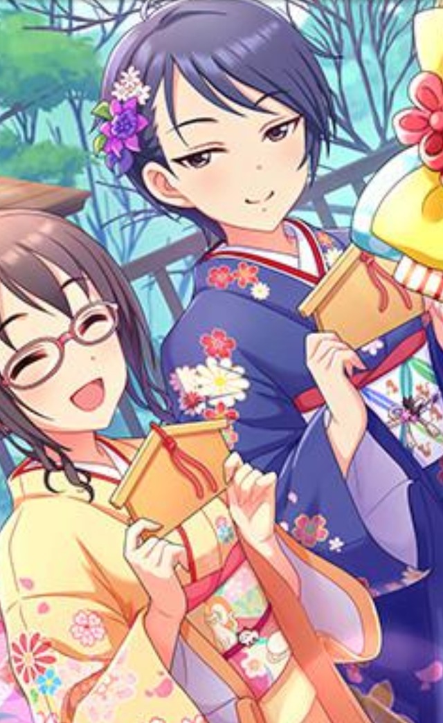 デレステ 前川みくの背景にうつっている上条春菜と和久井留美の振袖の帯も猫ちゃん柄だと話題に みゃおーん