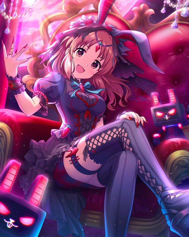 モバマスデレステの画像[ﾁｬｰｼﾞ☆ｳｻﾐﾝﾊﾟﾜｰ]安部菜々2