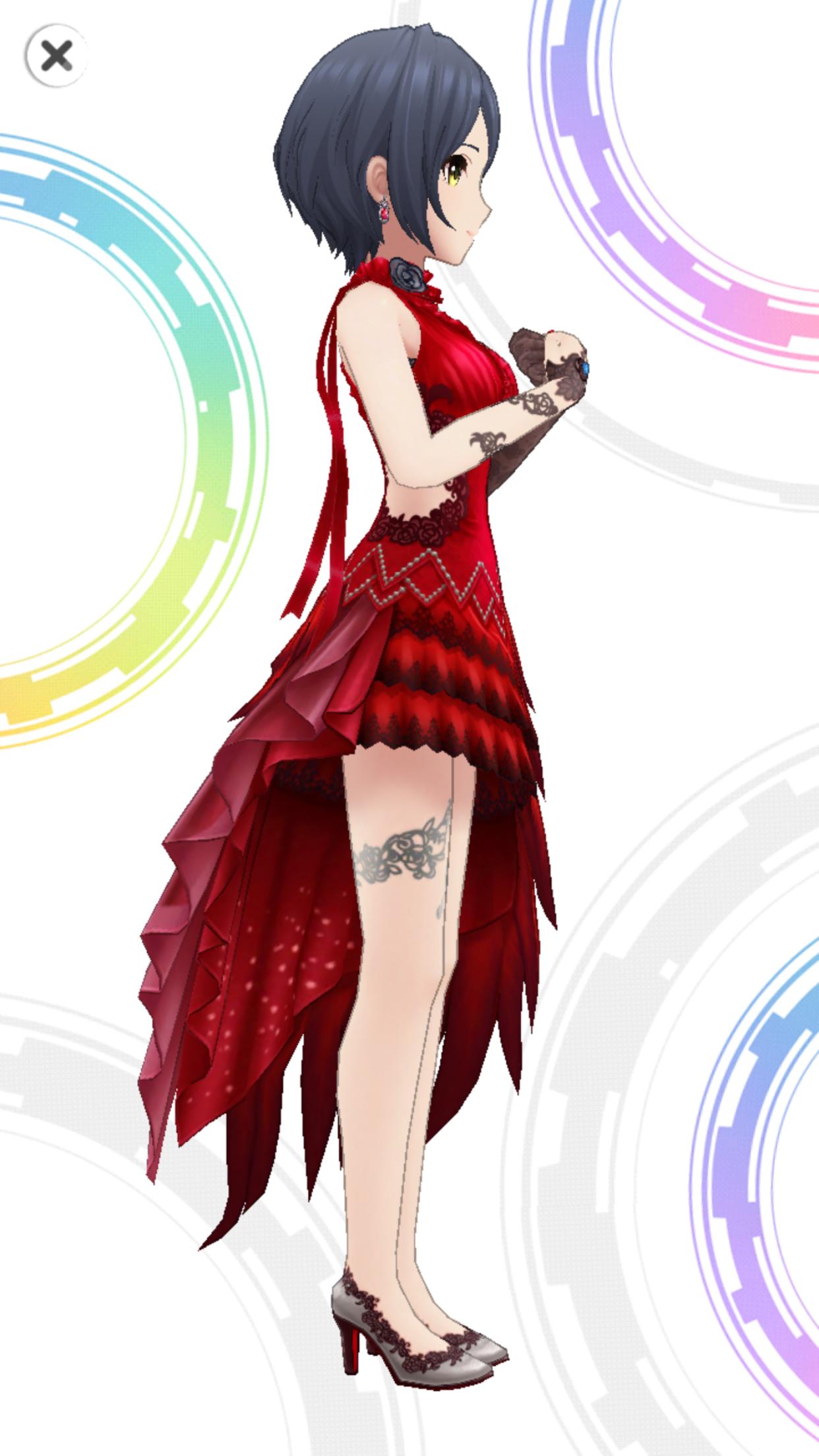 デレステ エンド オブ ザ ブルー 速水奏が美しすぎるっていうお話 モデルも修正されたよ もばます Imas Cg Net