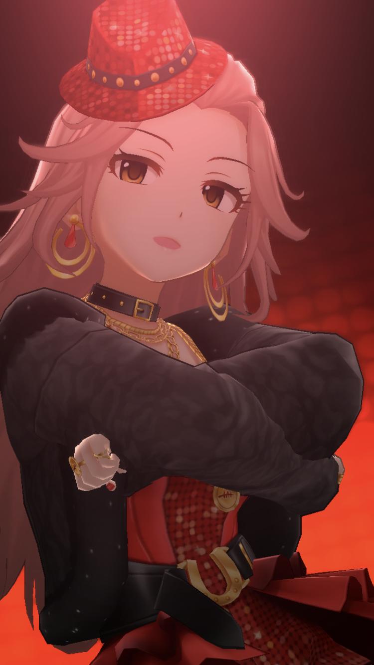 デレステ ワイルドサラブレッド 浜川愛結奈がセクシー 黒のロングブーツと赤いスカートの間に輝く雪のように綺麗な脚はもうチェックしたか By もばます