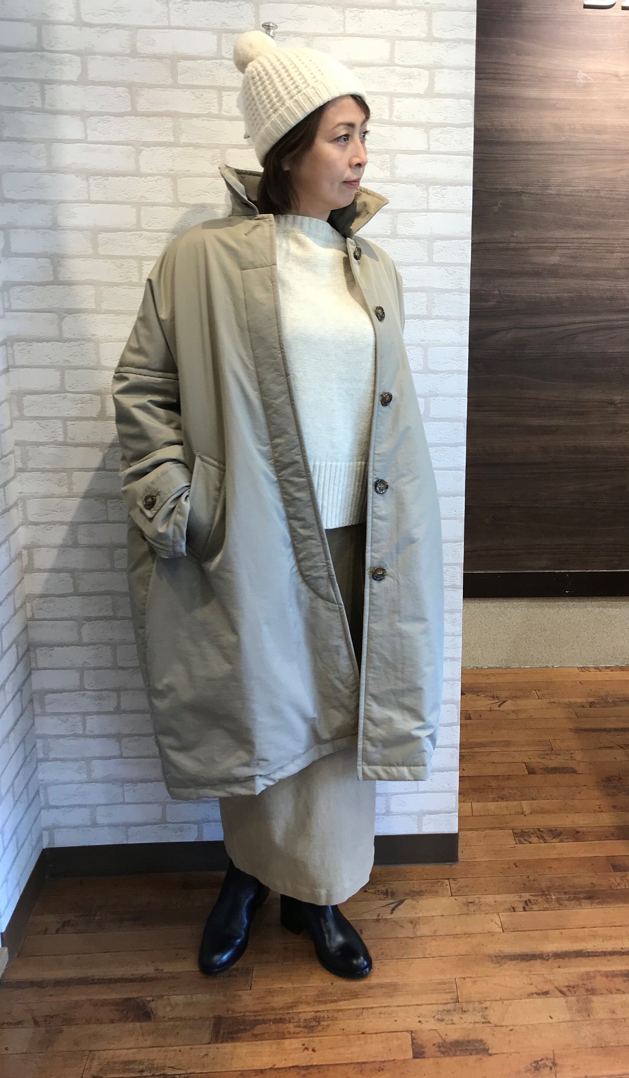 Le ciel de harrissの、バルカラーコート : branch works daily's