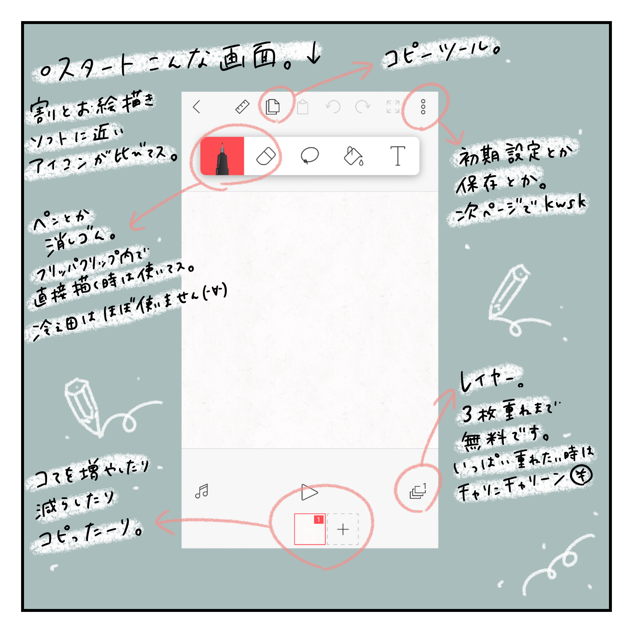 Flipaclipの使い方 スマホやipadで簡単に しかも無料で アニメーションを作ろう の巻 こんなんでましたけど ゆるっと育児絵日記 Flipaclipの使い方 スマホやipadで簡単に しかも無料で アニメーションを作ろう の巻 こんなんでましたけど ゆるっと育児絵日記
