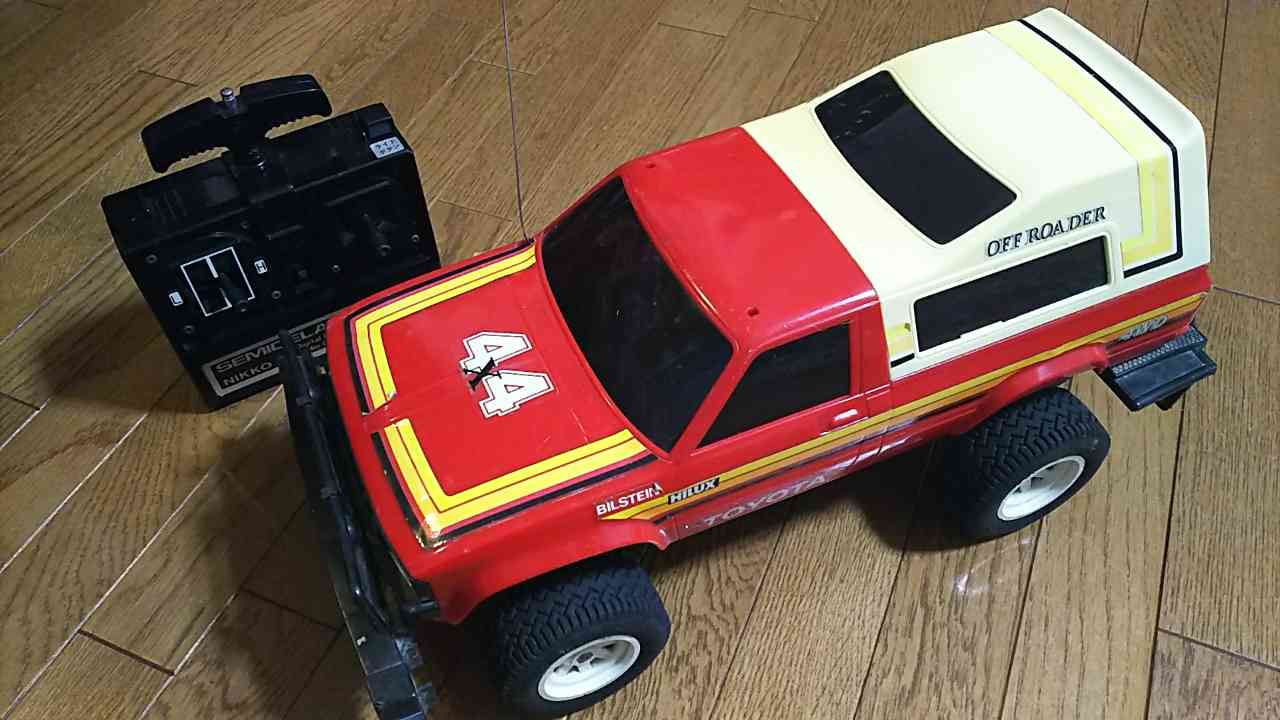 完動品】1982年製【NIKKO 1/10 トヨタハイラックス4WD】サンド
