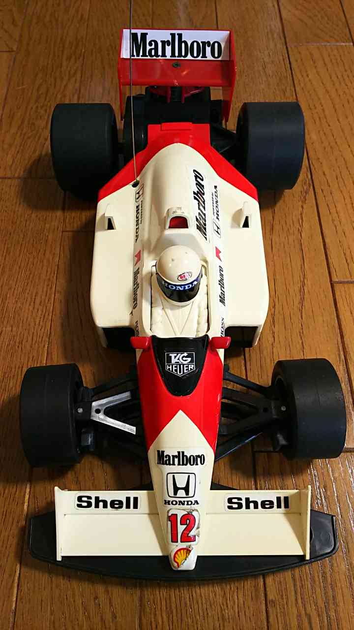 1988年頃【BON 1/13 マクラーレンホンダMP4/4】首振り機能が人気のセナ
