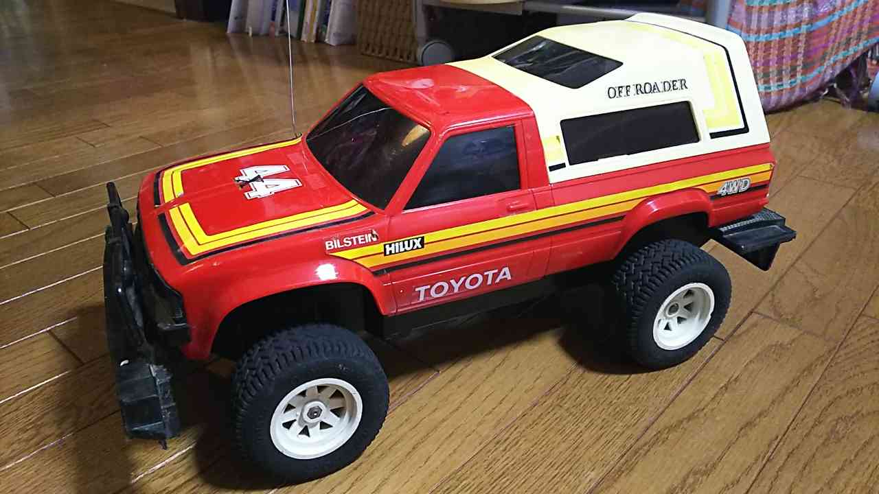 完動品】1982年製【NIKKO 1/10 トヨタハイラックス4WD】サンド
