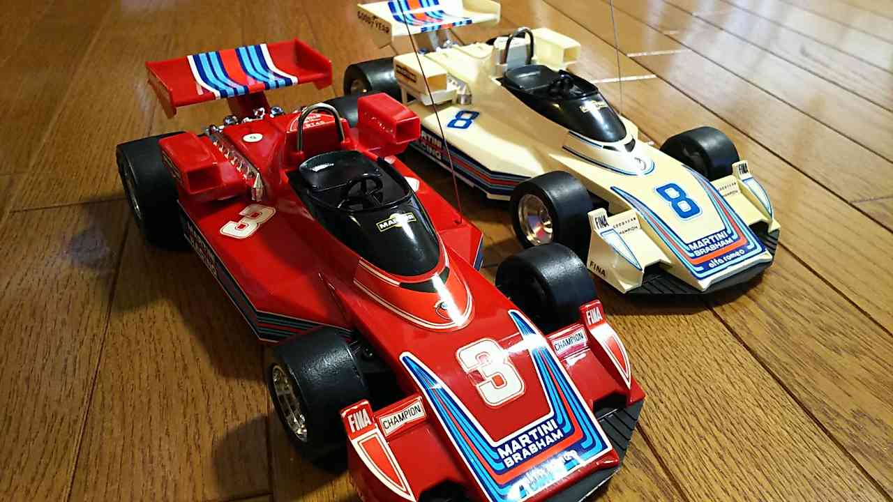 1976年頃【NIKKO 1/16 ブラバムアルファロメオBT45(赤)】白に続き赤い