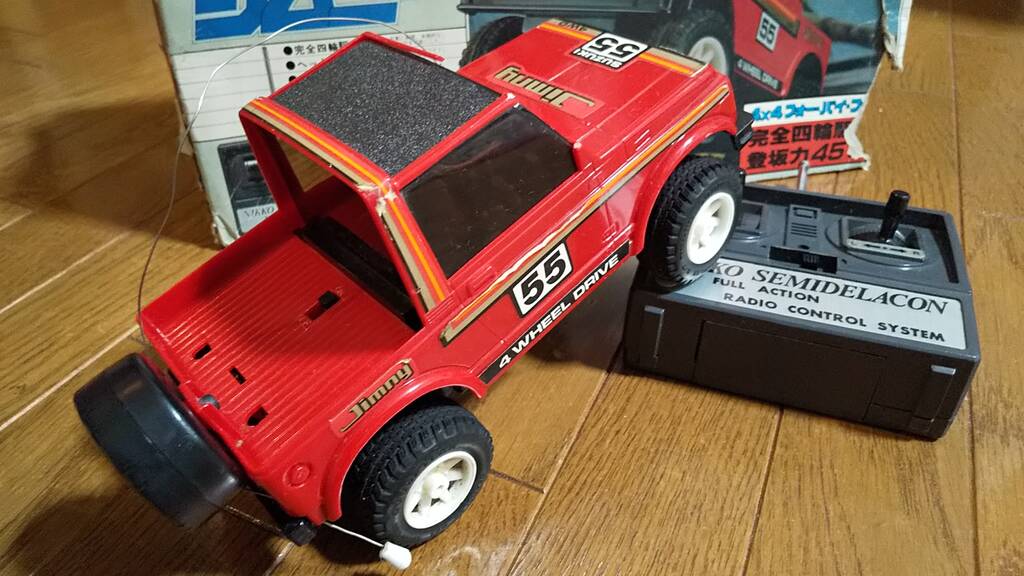 1982年【NIKKO セミデラコン 1/20 SUZUKI ジムニー4WD】念願のジムニー