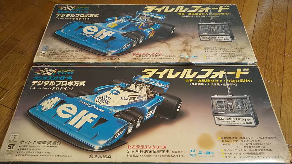 1970年代後半【NIKKO セミデラコン 1/10 タイレルフォード】人気の6輪F